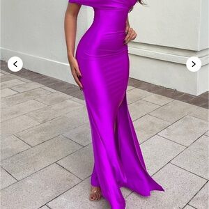Elegant Purple Gown